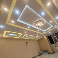اجرای صفر تا صد سقف کاذب کناف، نور پردازی و نقاشی