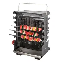 کباب پز خانگی ایستاده گازی دو طرفه کد ۰۲ ایکس