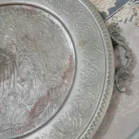 سینی مسی|کلکسیون اشیاء عتیقه|اصفهان, باتون|دیوار