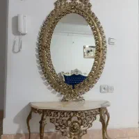 آیینه برنز نگین دار