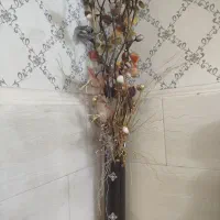 گلدان با گل هاش|گل مصنوعی|اقبالیه, |دیوار