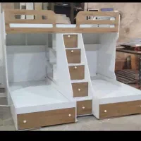 تخت خواب دوطبقه مدل ممبران.تخت دونفره ممبران|تخت و سرویس خواب|کرمانشاه, |دیوار