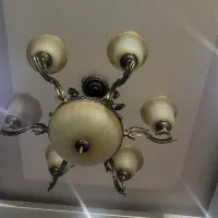 رنگ لوستر طلایی|لوستر و چراغ آویز|اصفهان, ارغوانیه|دیوار