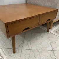میز جلو مبلی چهارگوش ،چهارکشو چوبی