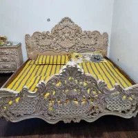 سرویس خواب تمام چوب پتینه سلطنتی|تخت و سرویس خواب|تهران, هروی|دیوار