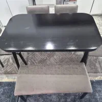 مبل و میز ناهار خوری کاملا نو چوب راش پارچه خارجی|مبلمان خانگی و میز عسلی|اصفهان, سیچان|دیوار