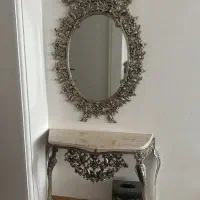 ساعت برنز و اینه کنسول