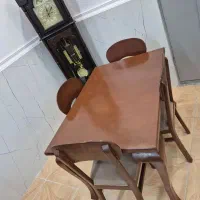 میز نهارخوری 4نفره کاملا سالم چوب راش