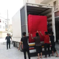 باربری شاهیندژ جابجای اساس کشی ماشین۸متری وکارگر