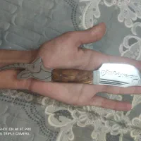 چاقو آشپزخانه طرح شاخ گوزن|ظروف پخت‌وپز|بیرجند, |دیوار