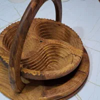 ظرف چوبی آجیل کار دست