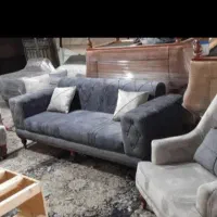 مبل راحتی چستر یونانی ست ۷ نفره اقساط|مبلمان خانگی و میز عسلی|ورزقان, |دیوار