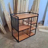 کافی بار چوب و فلز|کتابخانه، شلف، قفسههای دیواری|مشهد, نوید|دیوار