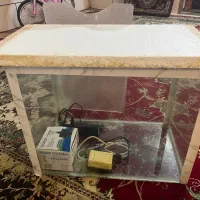 آکواریوم همراه با وسایل
