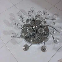 لوستر کریستالئ  ۶شعله سقفی|لوستر و چراغ آویز|اندیشه, اندیشه فاز ۴|دیوار