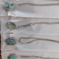 زنجیر و پلاک فیروزه و عقیق|جواهرات|مشهد, فردوسی|دیوار