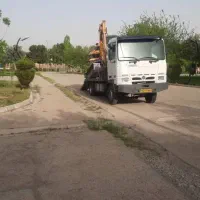 خاکبرداری و گودبرداری توسط بیل مکانیکی لودر بابکت|خدمات حمل و نقل|تهران, مسعودیه|دیوار