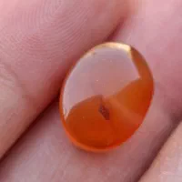 سنگ عقیق یمنی رنگ  پرتقالی به شرط اصل