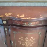 کنسول چوبی منبت کاری شده|بوفه، ویترین، کنسول|قدس, شهرقدس|دیوار