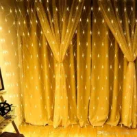 ریسه هفت رنگ توری|ریسه و چراغ تزئینی|اصفهان, جلالیه|دیوار