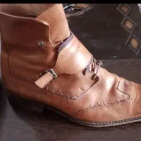 نیم پوتین مارک چرم طبیعی