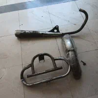 اگزوز و گلگیر موتور