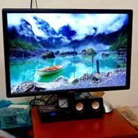 مانیتور حرفه ای 24 اینچ دل dell مناسب طراحی و گیم