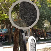 تابلو ماه ماه آینه و ساعت ماه|صنایع دستی و سایر لوازم تزئینی|شاهینشهر, طالقانی|دیوار