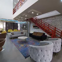 *مدرن۴خواب تریبلکس استخردار بیلیارد پلاک۱جنگل شیک|اجارهٔ کوتاهمدت ویلا و باغ|سلمانشهر, |دیوار