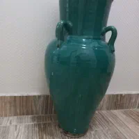 گلدان سفالی لعاب دار سایز بزرگ