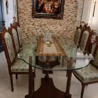 فروش ست کامل مبلمان و ناهار خوری به همراه بوفه|مبلمان خانگی و میز عسلی|تهران, المهدی|دیوار