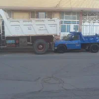 حمل شن شسته نخودی بادامی خاک مل ریگ نخاله ساختمان