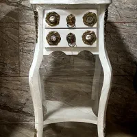 میز تلفن دو کشو