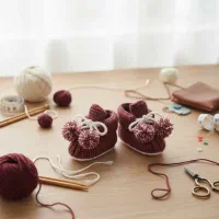 جوراب دست باف|کفش و لباس بچه|لار, |دیوار