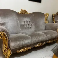 مبل راحتی ورق طلا مناسب ویلا