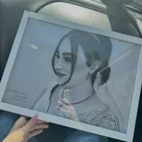 طراحی چهره سیاهقلم / هدیه ای ماندگار / نقاشی چهره|تابلو، نقاشی، عکس|مشهد, رسالت|دیوار