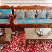 ست مبل سنتی همرا با میزعسلی