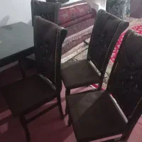 یک دست میزغذا خوری|میز و صندلی غذاخوری|خرمدشت, |دیوار