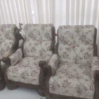 مبل ۹ نفره چوبی