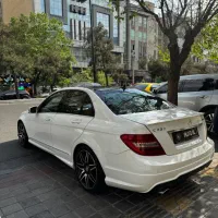 بنز c200 سفید 2013|خودرو سواری و وانت|تهران, درختی|دیوار