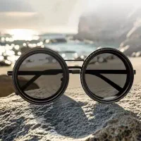 عینک آفتابی دست‌ساز قابل تنظیم با فیلتر ND9 و UV|زیورآلات و اکسسوری|مشهد, کلاهدوز|دیوار