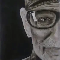 نقاشی چهره ، طراحی چهره|تابلو، نقاشی، عکس|بیرجند, |دیوار