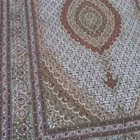 فرش دستبافت نو کرمی رنگ