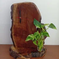 ساعت رومیزی چوبی