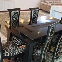 میز غذاخوری ۶ نفره کارکرده