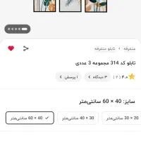 تابلو سه تیکه|تابلو، نقاشی، عکس|بیرجند, |دیوار