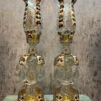 طرح چک شمعدان ولاله
