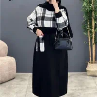 پالتو کفتان چارخونه پشمی سوییت شیک سایز ۴۲تا ۵۰ ۵۲|لباس|قم, علی آباد سعدگان|دیوار