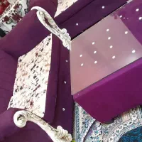 مبل ۷نفره همراه میز|مبلمان خانگی و میز عسلی|رشت, سلیمانداراب|دیوار