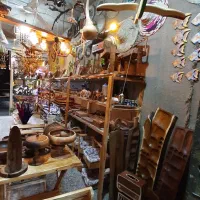 ظروف چوبی دکوری چوبی تزیینی چوبی کادویی حصیر|صنایع دستی و سایر لوازم تزئینی|اصفهان, نصرآباد|دیوار